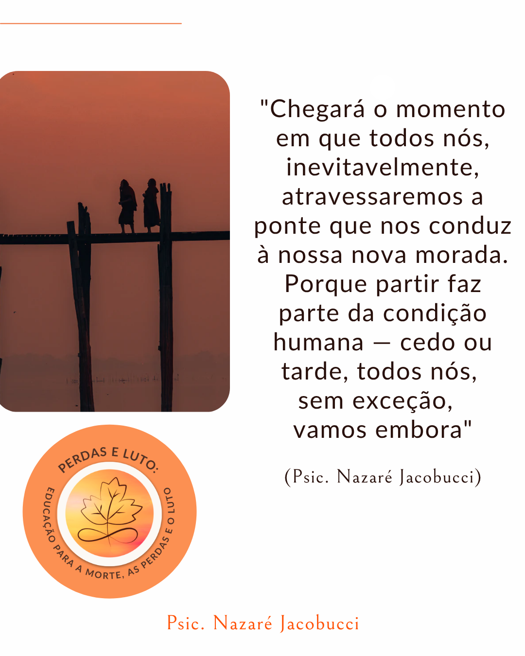 A gente vai embora | PERDAS E LUTO, image size:1080x1350